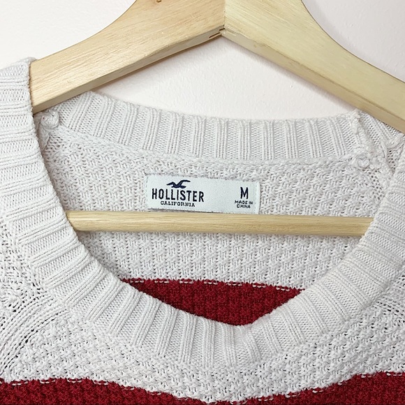 Three tone cropped knit crew π€ - Picture 6 of 8